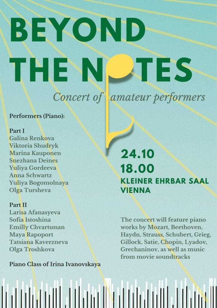 Poster zum Konzert Beyond the Notes